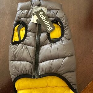 Pack & Go Reversible Jacket- Slate Grey/Yellow 14”